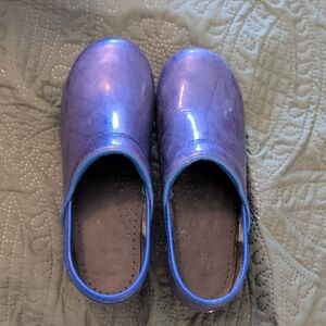 Sanita Purple Mules